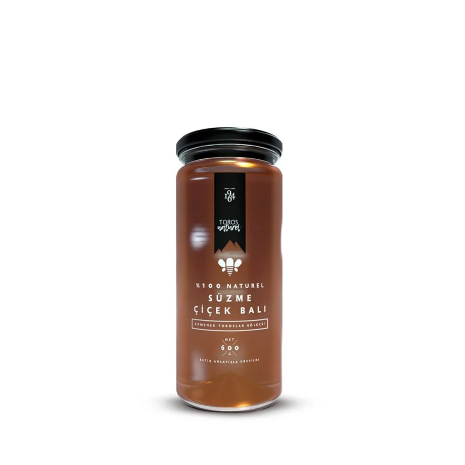 Naturel Süzme Çiçek Balı 600 Gram